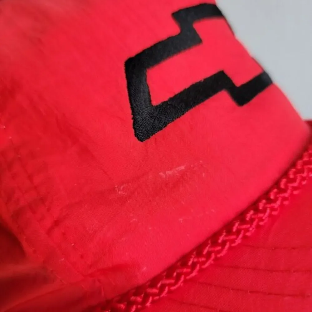 Chevrolet Hat Chevy Logo Red Rope Trucker Snapback Braid‎ Gold Medal Vintage